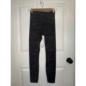 Lululemon Wunder Train High Rise Tight 23" W5CQNS Camo Leggings Women's Size 4
